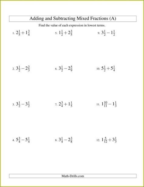 adding rational numbers worksheet